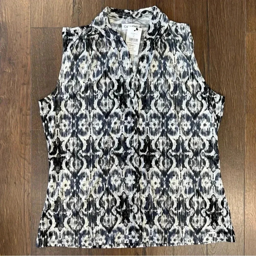 🆕 Calvin Klein sleeveless blouse SZ LG